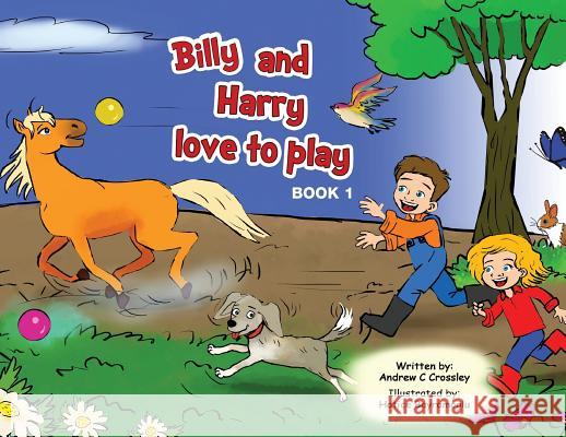 Billy and Harry love to play Crossley, Andrew 9781925830750 Busybird Publishing - książka