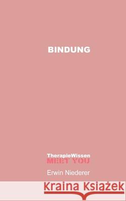 Bindung Erwin Niederer 9783695715329 Bod - Books on Demand - książka