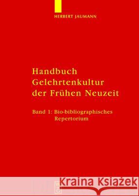 Bio-Bibliographisches Repertorium Herbert Jaumann 9783110160697 Walter de Gruyter - książka