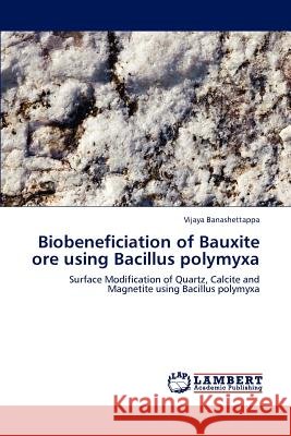 Biobeneficiation of Bauxite ore using Bacillus polymyxa Banashettappa, Vijaya 9783659127427 LAP Lambert Academic Publishing - książka