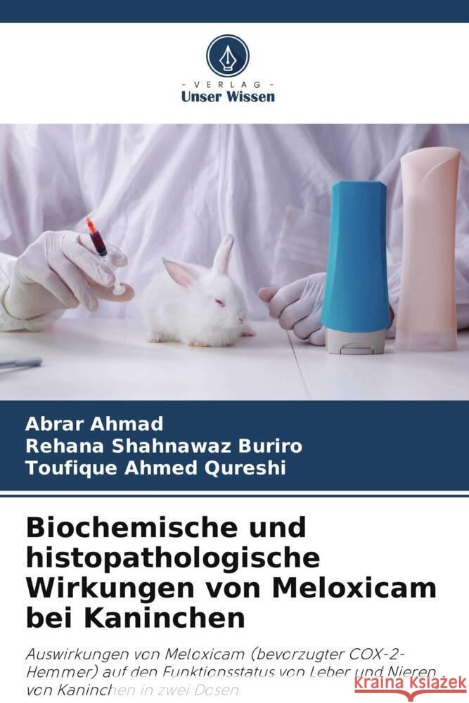 Biochemische und histopathologische Wirkungen von Meloxicam bei Kaninchen Abrar Ahmad Rehana Shahnawaz Buriro Toufique Ahmed Qureshi 9786208013622 Verlag Unser Wissen - książka