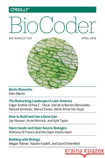 Biocoder #10: April 2016  9781491931004 O'Reilly Media - książka