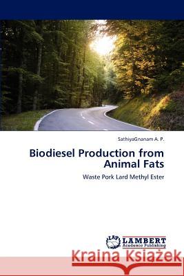 Biodiesel Production from Animal Fats A P Sathiyagnanam 9783844380002 LAP Lambert Academic Publishing - książka