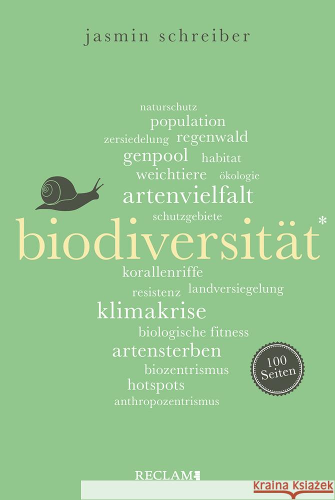 Biodiversität. 100 Seiten Schreiber, Jasmin 9783150206737 Reclam, Ditzingen - książka