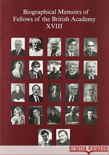 Biographical Memoirs of Fellows of the British Academy, XVIII    9780197266694 Oxford University Press - książka