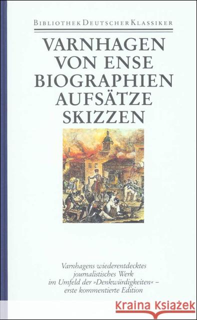 Biographien, Aufsätze, Skizzen und Fragmente  9783618615804 Deutscher Klassiker Verlag - książka