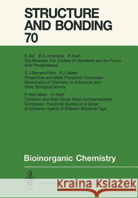 Bioinorganic Chemistry P. Aisen B. C. Antanaitis S. J. Berners-Price 9783662136881 Springer - książka
