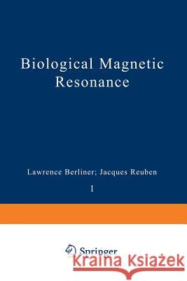 Biological Magnetic Resonance Lawrence Berliner 9781461565369 Springer - książka