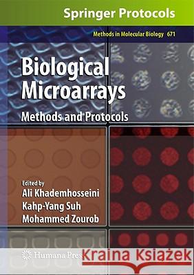 Biological Microarrays: Methods and Protocols Khademhosseini, Ali 9781934115954 Humana Press - książka