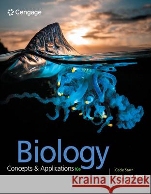 Biology: Concepts and Applications Starr, Cecie 9781305967335 Brooks Cole - książka