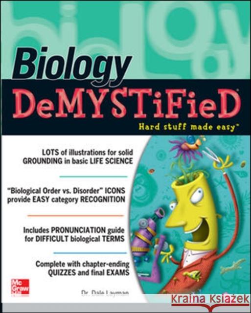 Biology Demystified Dale Layman 9780071410403  - książka