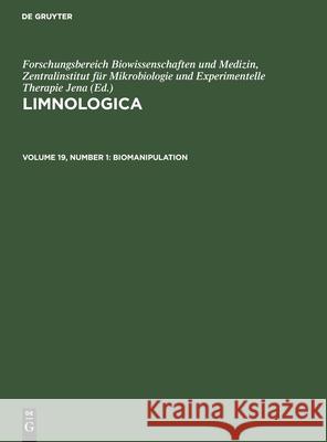 Biomanipulation No Contributor 9783112517710 De Gruyter - książka