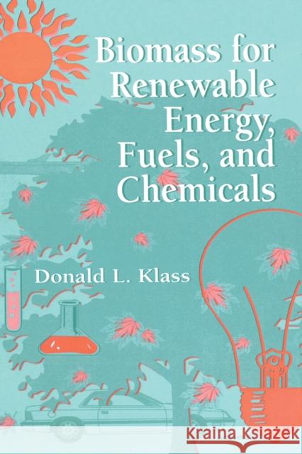 Biomass for Renewable Energy, Fuels, and Chemicals Donald L. Klass 9780124109506 Academic Press - książka