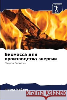 Biomassa dlq proizwodstwa änergii Chabane, Foued 9786206065951 Sciencia Scripts - książka