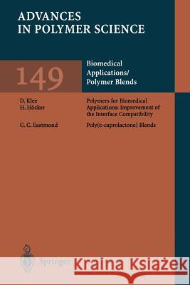 Biomedical Applications Polymer Blends G. C. Eastmond H. Hocker D. Klee 9783662156322 Springer - książka