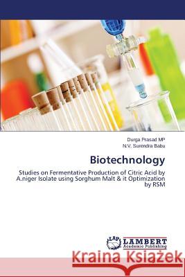 Biotechnology Mp Durga Prasad 9783659587115 LAP Lambert Academic Publishing - książka