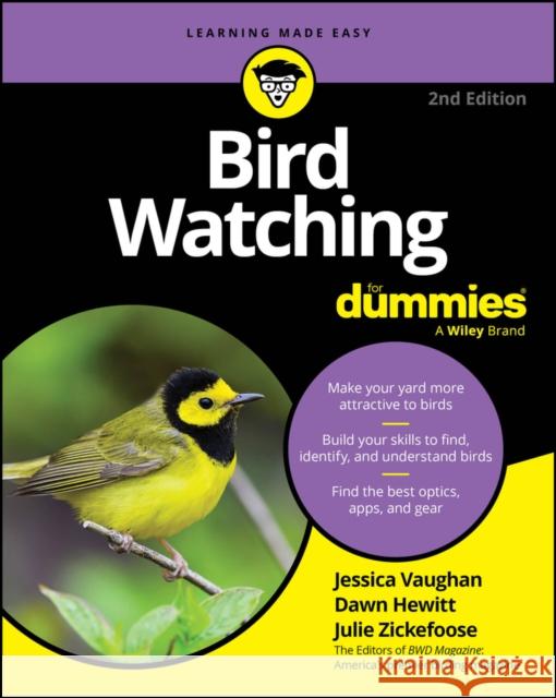 Bird Watching For Dummies Julie Zickefoose 9781394297306 For Dummies - książka