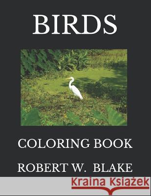 Birds: Coloring Book Robert W. Blake 9781795150217 Independently Published - książka