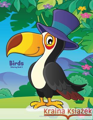 Birds Coloring Book 5 Nick Snels 9781981392216 Createspace Independent Publishing Platform - książka