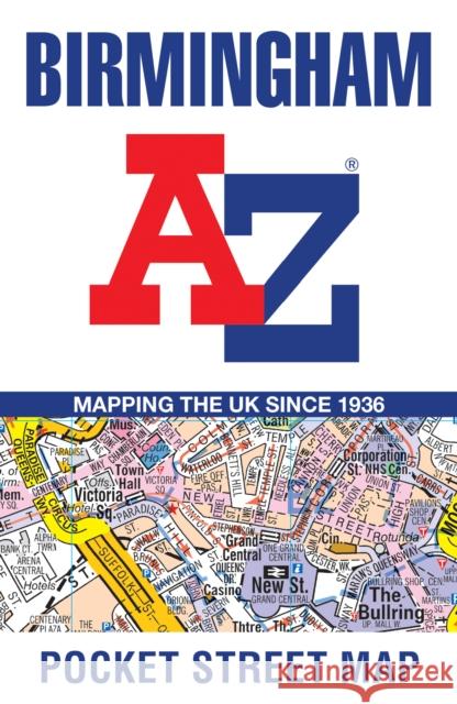 Birmingham A-Z Pocket Street Map A-Z Maps 9780008445270 HarperCollins Publishers - książka