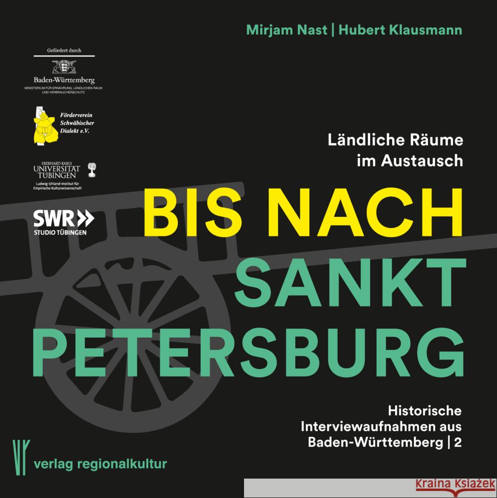 Bis nach Sankt Petersburg, Audio-CD Nast, Mirjam, Klausmann, Hubert 9783955054038 Verlag Regionalkultur - książka