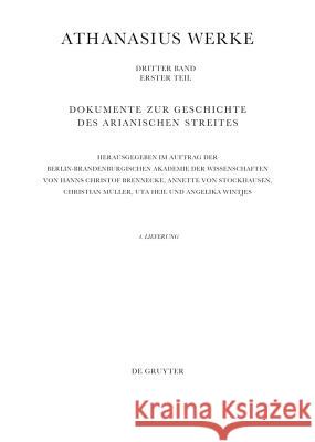 Bis Zur Synode Von Alexandrien Brennecke, Hanns Christof 9783110203899 Walter de Gruyter - książka