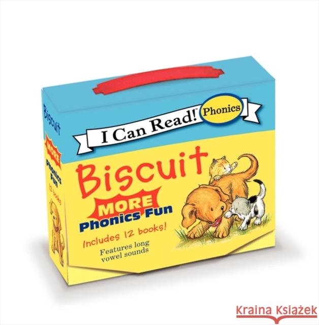 Biscuit: More 12-Book Phonics Fun!: Includes 12 Mini-Books Featuring Short and Long Vowel Sounds Capucilli, Alyssa Satin 9780062086532 HarperFestival - książka