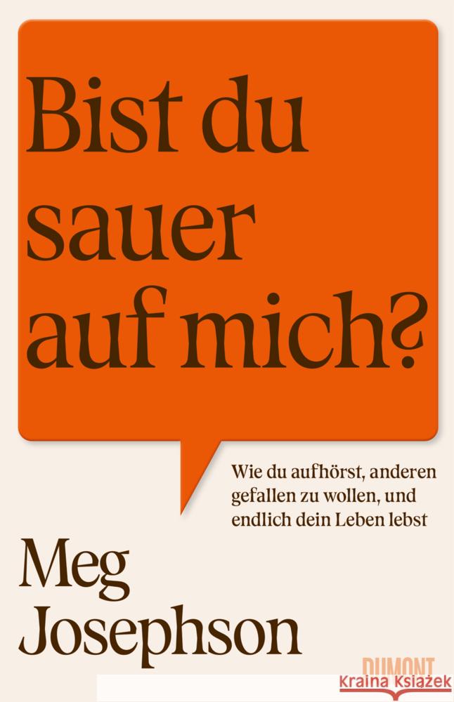 Bist du sauer auf mich? Josephson, Meg 9783755800385 DuMont Buchverlag - książka