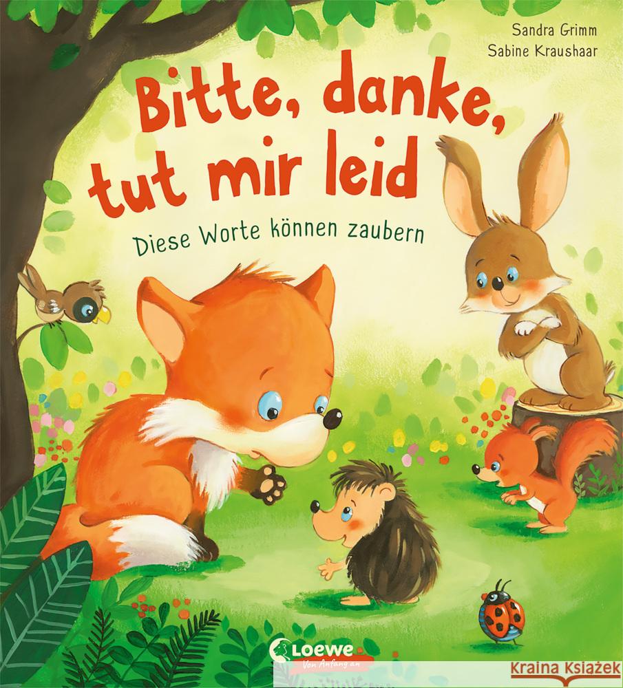 Bitte, danke, tut mir leid Grimm, Sandra 9783743205338 Loewe - książka