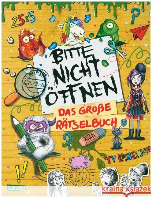 Bitte nicht öffnen: Das große Rätselbuch Hartwig, Linda, Habersack, Charlotte 9783551650481 Carlsen - książka