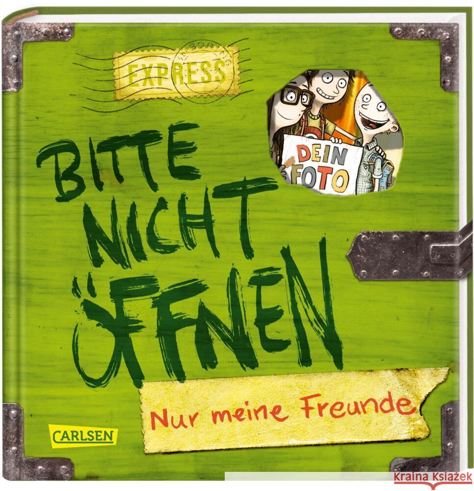 Bitte nicht öffnen: Nur meine Freunde : Ein Eintragebuch Habersack, Charlotte 9783551650474 Carlsen - książka