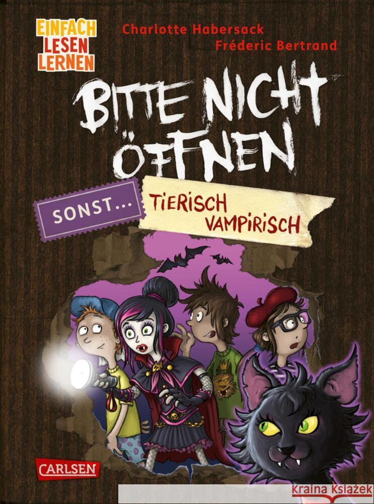 Bitte nicht öffnen, sonst ... 3: Tierisch vampirisch! Habersack, Charlotte 9783551690968 Carlsen - książka