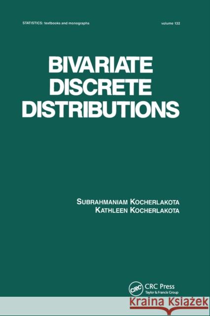 Bivariate Discrete Distributions Kocherlakota   9780367450328 CRC Press - książka