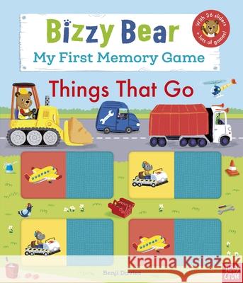 Bizzy Bear: My First Memory Game Book: Things That Go  9781839944987 Nosy Crow Ltd - książka