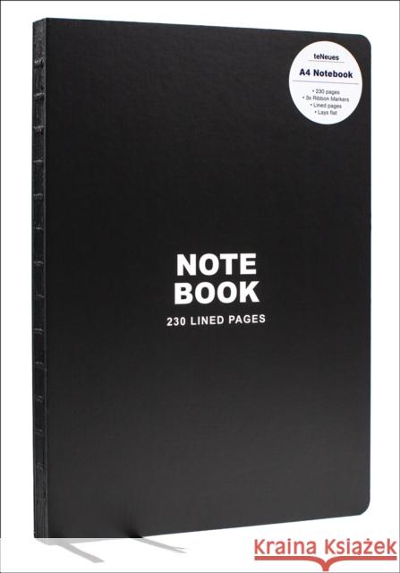 Black A4 Notebook  9781623259457 Te Neues Publishing Company - książka