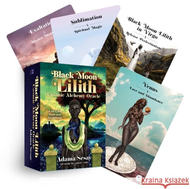 Black Moon Lilith Cosmic Alchemy Oracle: A 44-Card Deck and Guidebook Adama Sesay 9781401970659 Hay House - książka