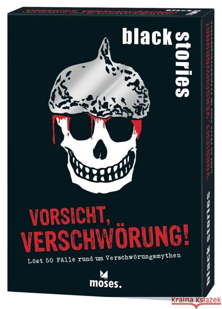 black stories Vorsicht, Verschwörung! Bösch, Holger 4033477900548 moses. Verlag - książka