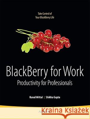 BlackBerry for Work: Productivity for Professionals Mittal, Kunal 9781430226260 Apress - książka