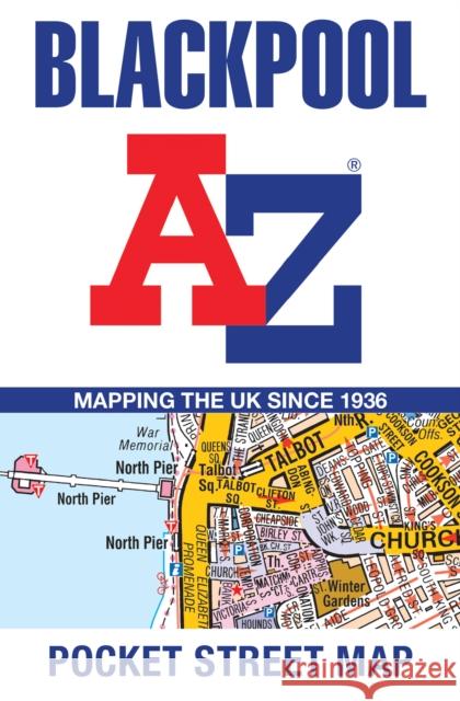 Blackpool A-Z Pocket Street Map A-Z maps 9780008657369 HarperCollins Publishers - książka