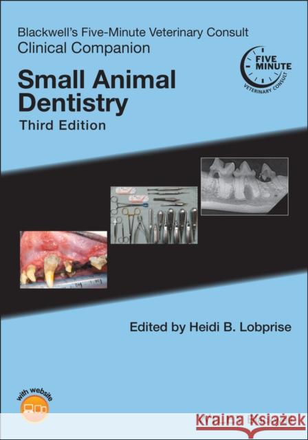 Blackwell's Five-Minute Veterinary Consult Clinical Companion: Small Animal Dentistry Heidi B. Lobprise 9781119584339 Wiley-Blackwell - książka