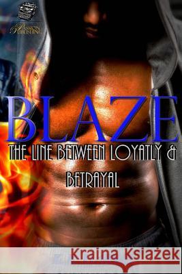 Blaze: A thin line between the love of Blaze... Harris, K. K. 9781499300536 Createspace - książka