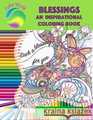 Blessings: An Inspirational Coloring Book R. R. Russell 9781522937487 Createspace Independent Publishing Platform - książka