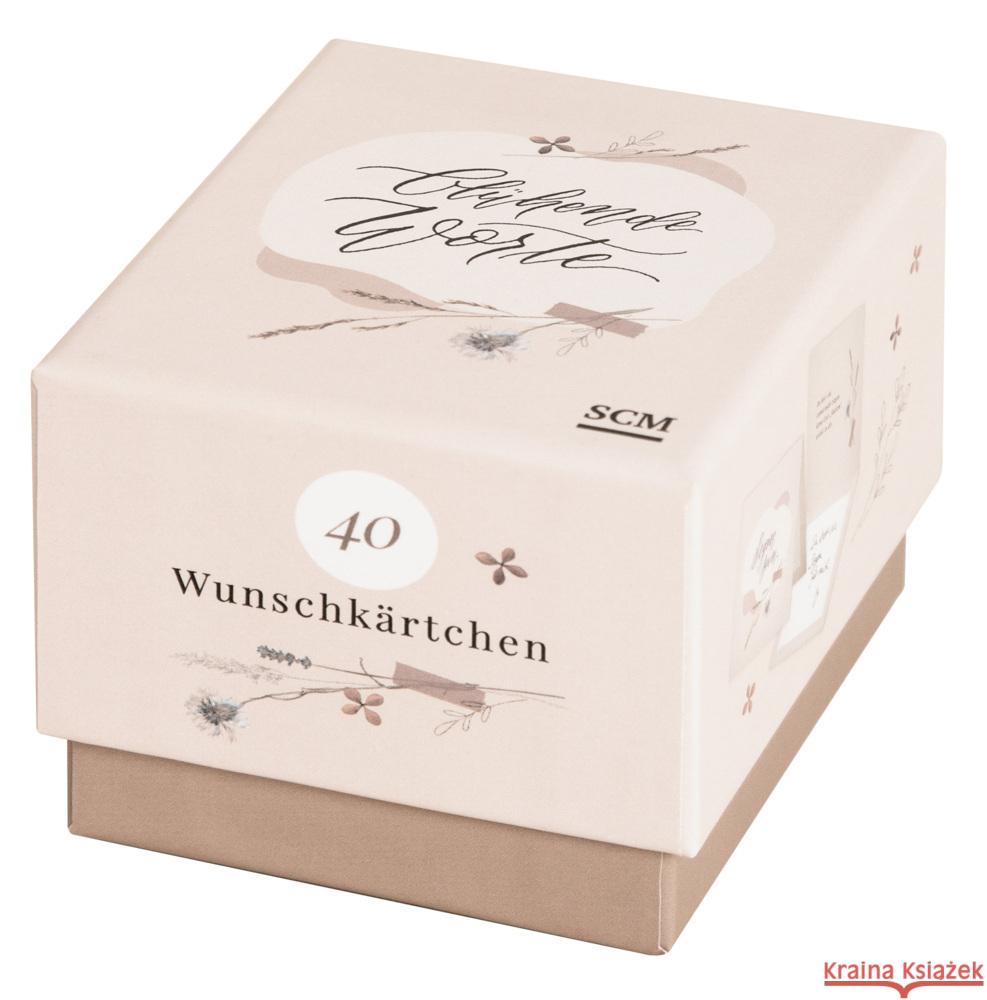 Blühende Worte - 40 Wunschkärtchen  4250330935169 SCM Collection - książka