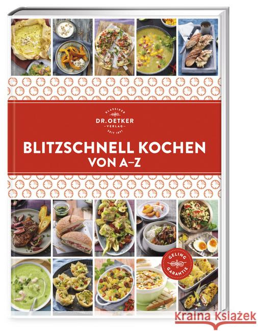 Blitzschnell Kochen von A-Z  9783767017726 Dr. Oetker Verlag KG - książka