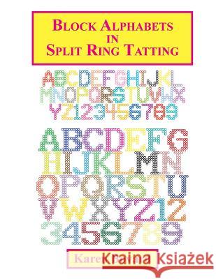 Block Alphabets in Split Ring Tatting Karen Bovard 9780983544128 Shuttlesmith - książka