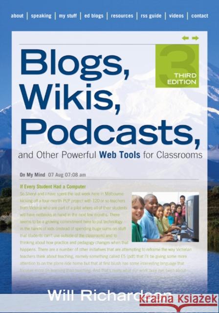 Blogs, Wikis, Podcasts, and Other Powerful Web Tools for Classrooms Will Richardson 9781412977470  - książka