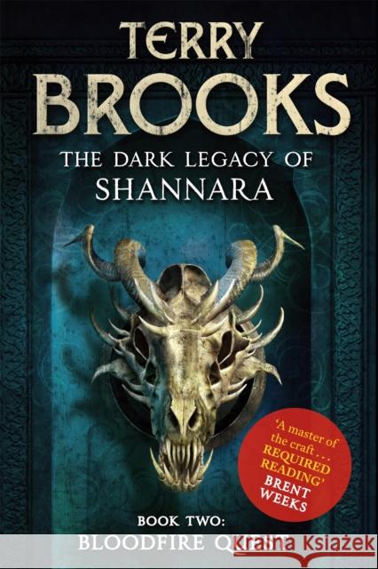 Bloodfire Quest: Book 2 of The Dark Legacy of Shannara Terry Brooks 9781841499802  - książka