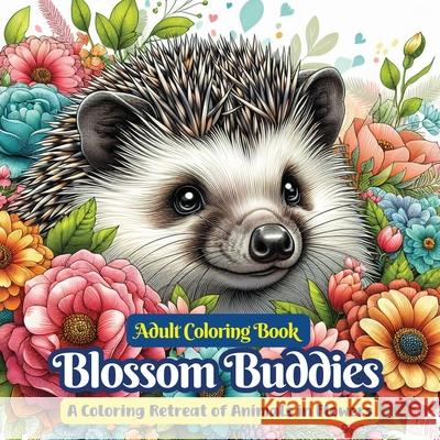 Blossom Buddies: Adult Coloring Book, An Adult Retreat Of Animals In Flowers Fairyland Books 9781998058150 Fairyland Books - książka