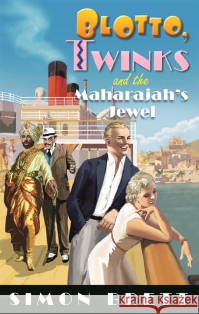 Blotto, Twinks and the Maharajah's Jewel Simon Brett 9781472133908 Little, Brown Book Group - książka