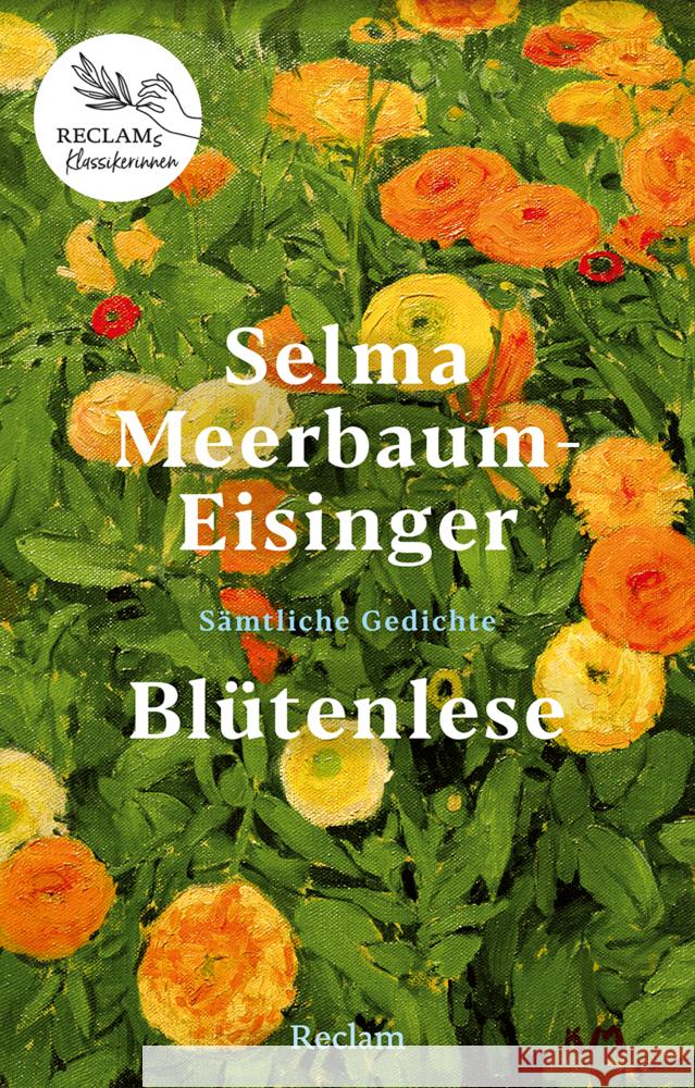 Blütenlese Meerbaum-Eisinger, Selma 9783150115572 Reclam, Ditzingen - książka